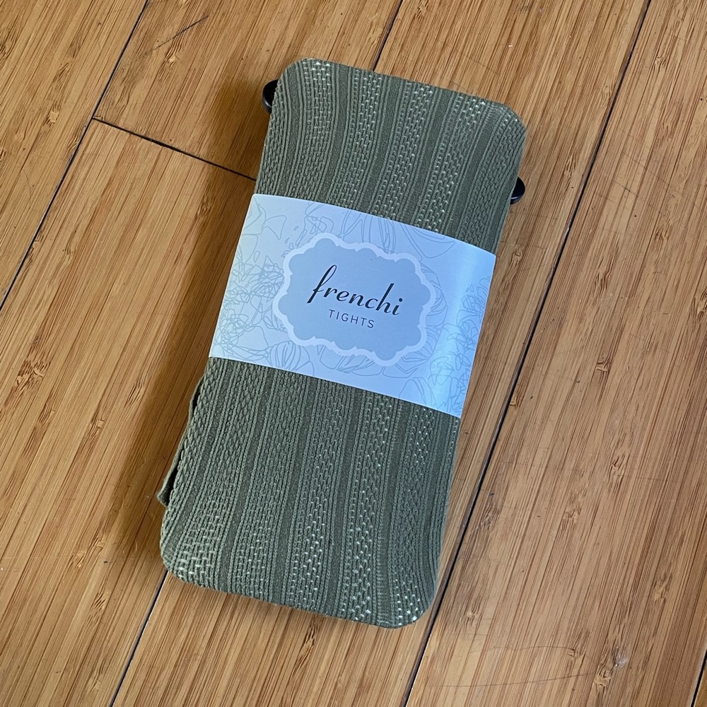 green tights NWT